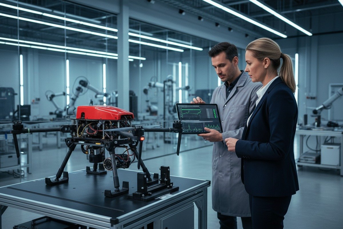 Professional firefighting drone motor and propeller dynamic balance standards for industrial suppliers (ID#1)