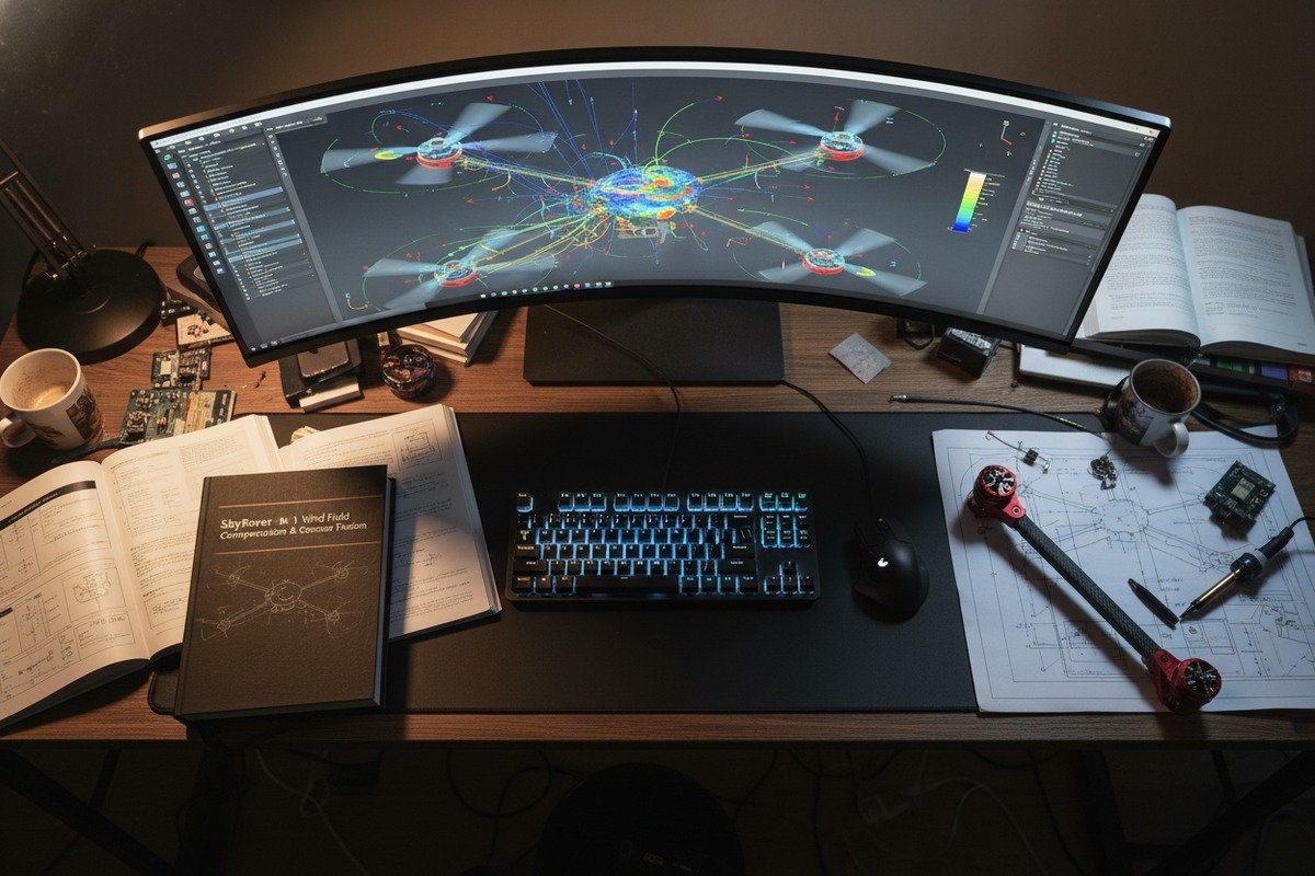 High-altitude drone operations using real-time gust detection to reduce flight malfunction risks (ID#5)