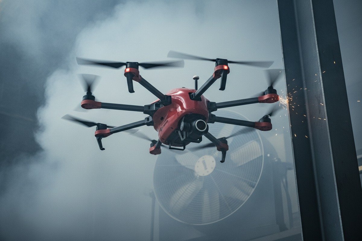 Testing Radar in Smoke Testing omnidirectional radar effectiveness in dense smoke and high-heat fire environments (ID#2)