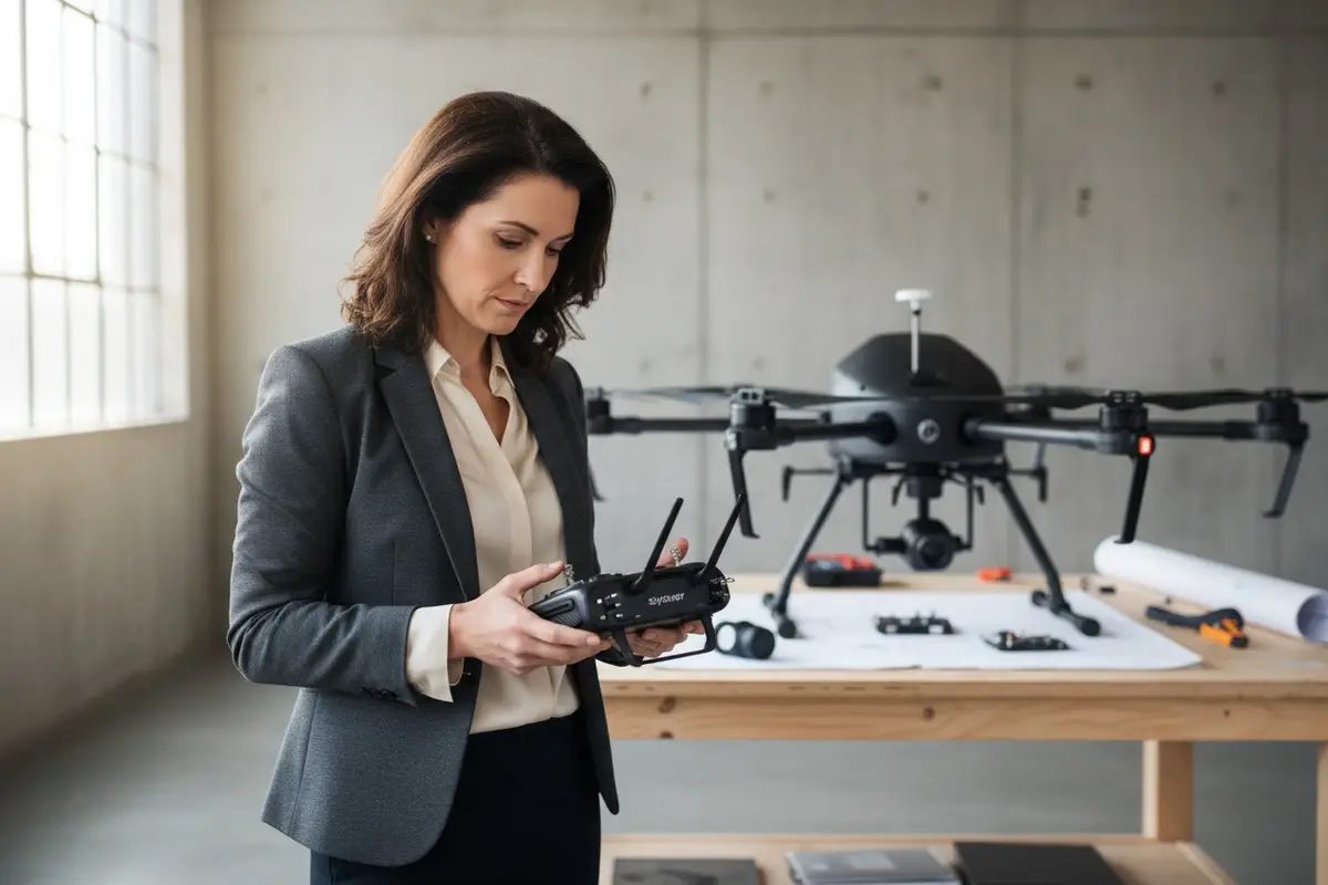 Comment évaluer l'ergonomie de la télécommande et la disposition des boutons lors de l'achat de drones agricoles ?
