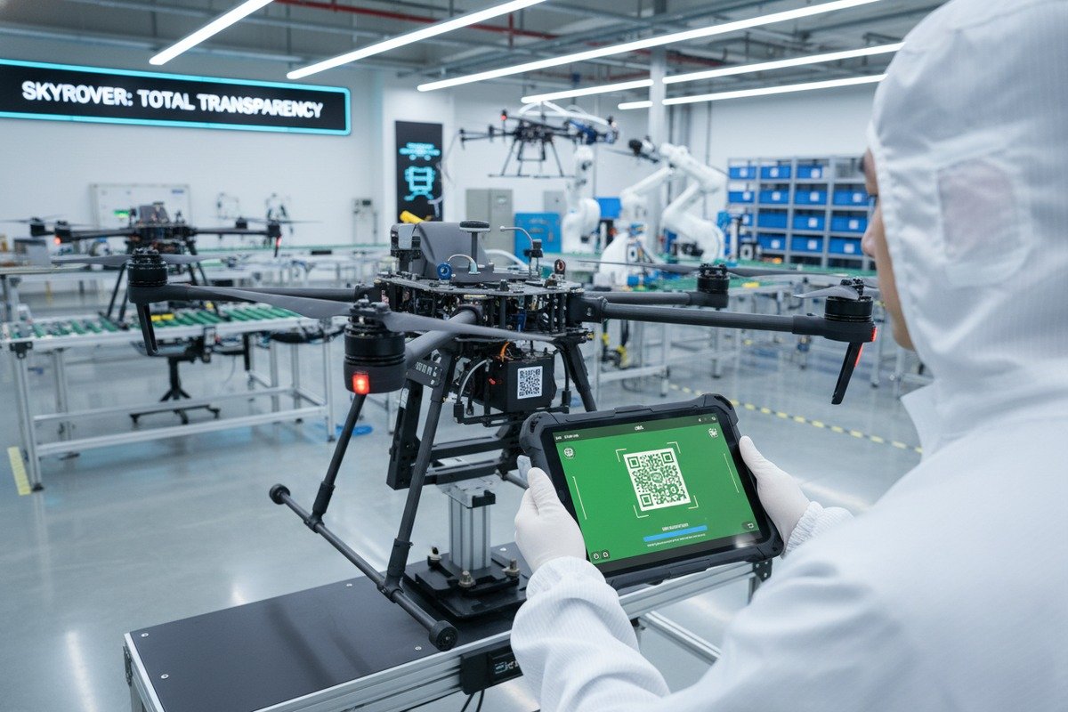 Confirming real-time visibility of agricultural drone production status through the supplier's CRM (ID#2)