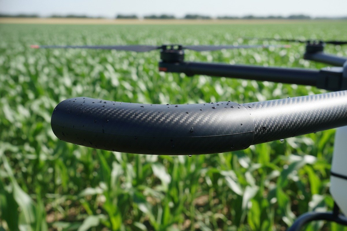 Chemical-resistant agricultural drone bumpers meeting US safety and material standards for farming (ID#2)