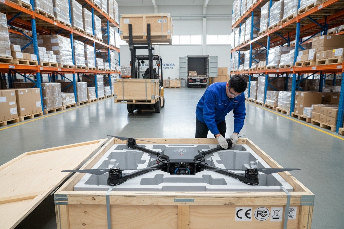 Technical Support and Delivery Reliable technical support and door-to-door delivery services for international drone shipping (ID#5)