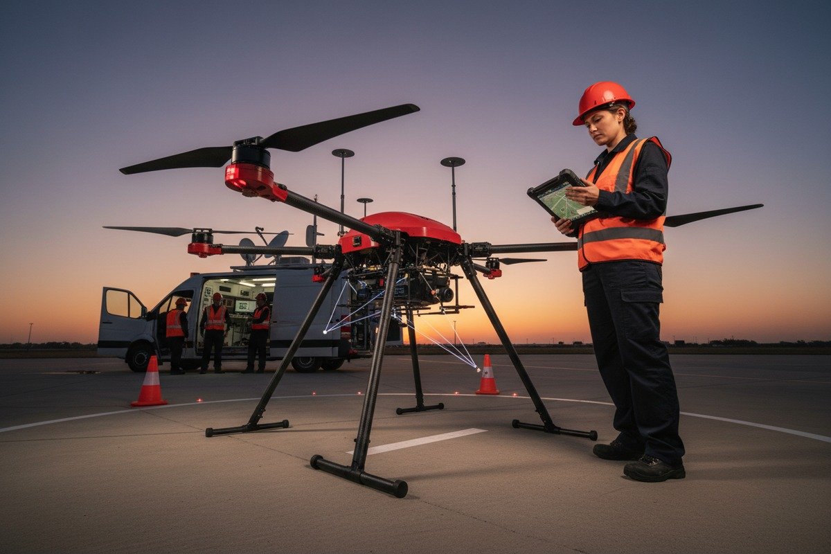 Verifying firefighting drone compatibility with third-party mission planning software (ID#1)