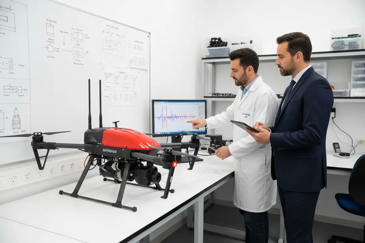 How to Evaluate if a Firefighting Drone Uses FHSS for Anti-Interference?