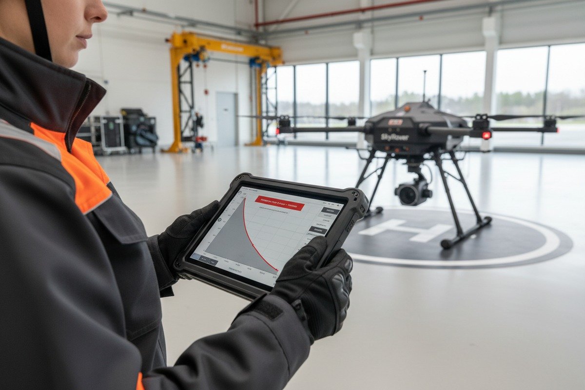 Drone Stopping Power Metrics Performance metrics for evaluating stopping power and deceleration rate of heavy-payload drones (ID#3)