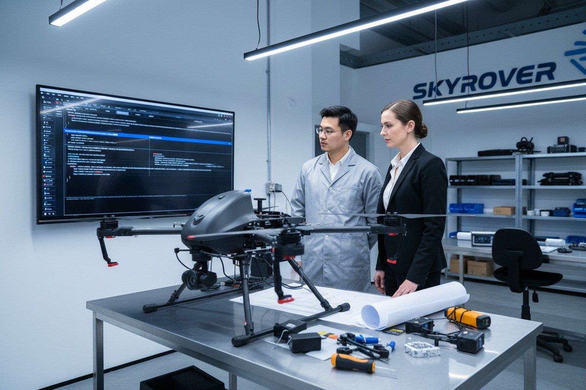 Supplier Technical Support Data Supplier engineering support and technical data for guaranteeing customized drone braking safety (ID#5)