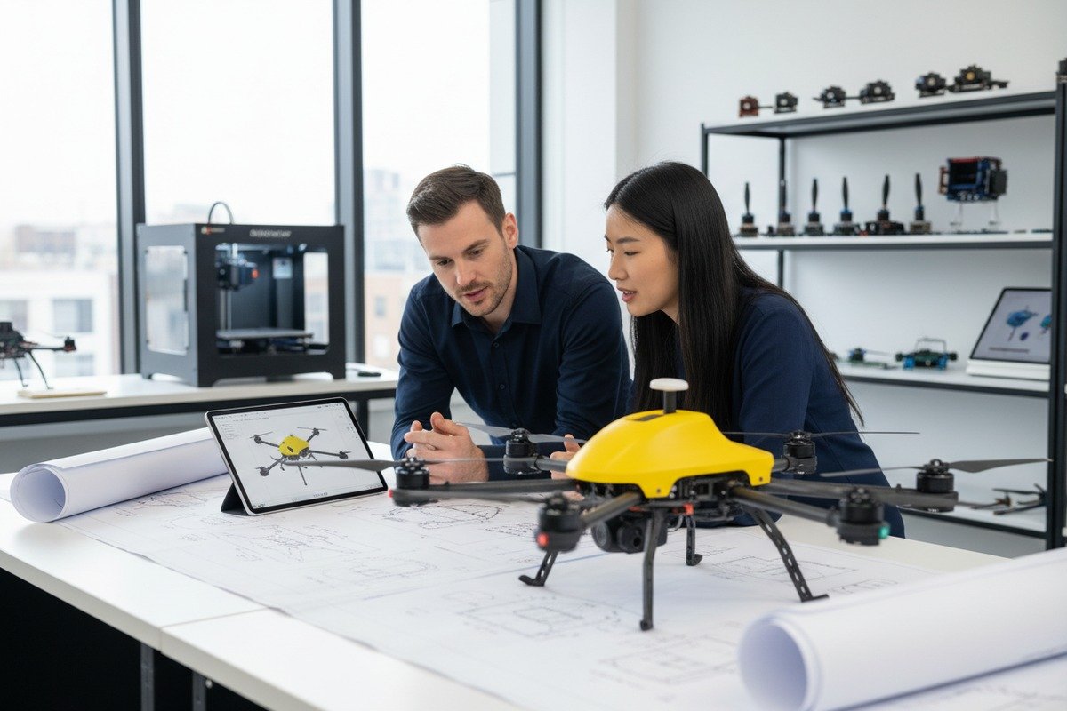 Custom Hardware and OEM Branding Collaborating with drone suppliers on custom hardware designs and OEM branding for engineering teams (ID#3)