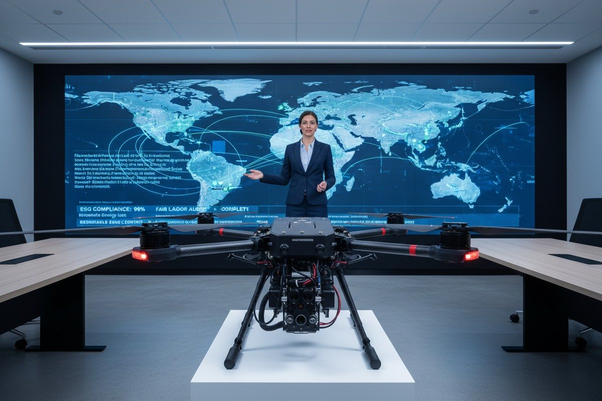 Building an ethical supply chain management system for firefighting drone manufacturing and distribution (ID#1)