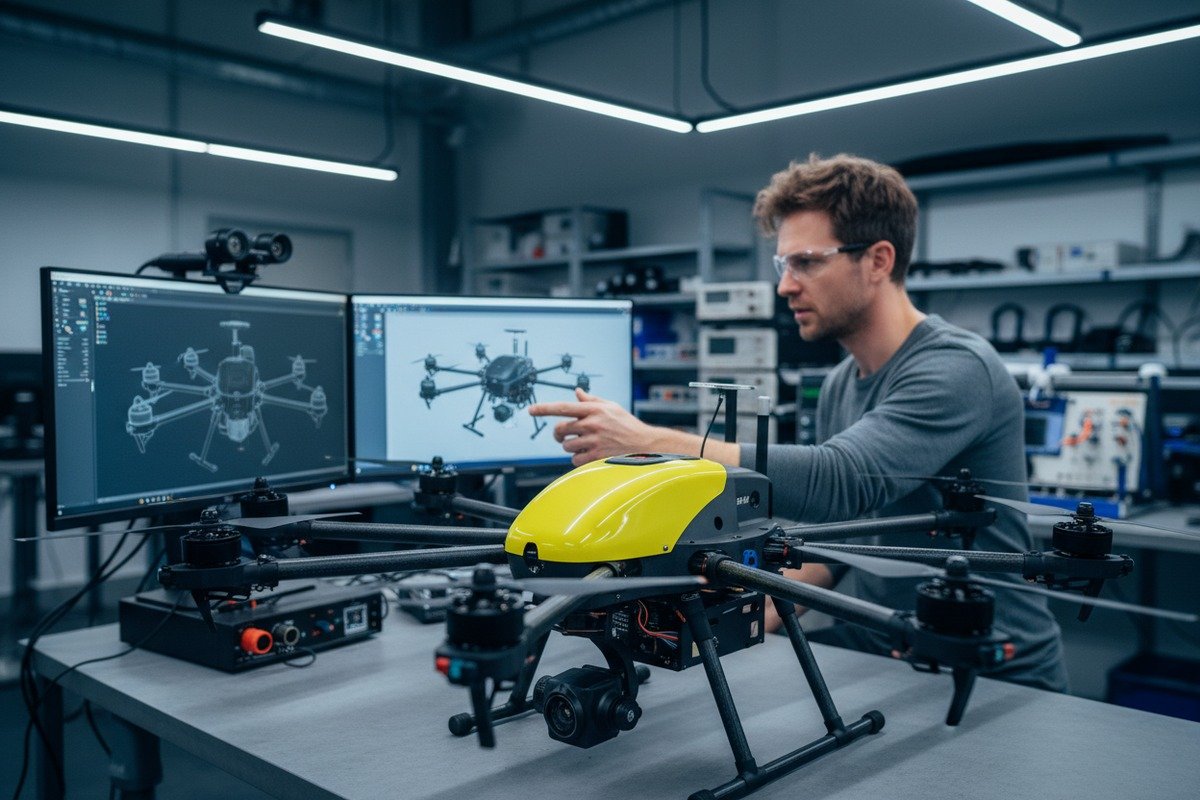 Verifying manufacturer engineering capability through CAD samples and agricultural payload integration portfolios (ID#2)