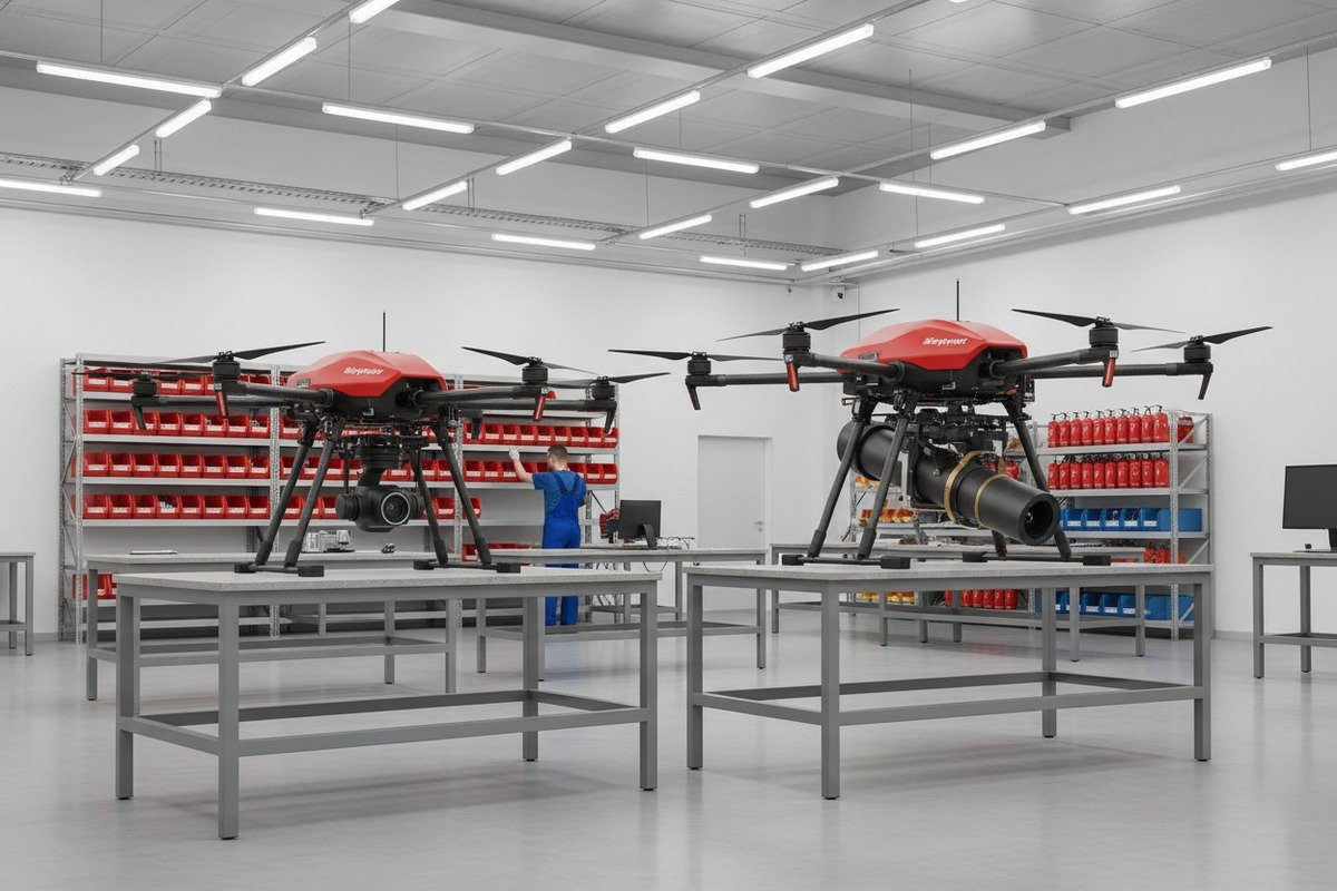 Evaluating supplier technical support and spare parts availability for industrial drone MRO operations (ID#5)