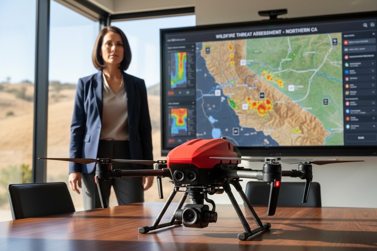 Asset protection firm purchasing their first firefighting drone for industrial safety (ID#1)